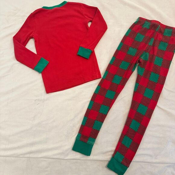 Embroidered Christmas Moose Pajamas Size 5/6 - Picture 6 of 9